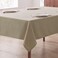 H.VERSAILTEX Linen Textured Table Cloths 60 x 60 Inch Premium Solid Tablecloth Spill-Proof Waterproof Table Cover for Dining Buffet Feature Extra Soft and Thick Fabric Wrinkle Free, Taupe