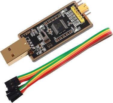 Atnsinc FT232RL USB to TTL Adapter for Development Projects, USB to Serial Converter Module with Genuine FTDI USB UART Compatible with Windows 7/8/10/XP,Linux, Mac OS