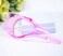 ccHuDE 3 Pcs Pink Plastic Mascara Applicator Guide Tool Eyelash Comb Cosmetic Tool Makeup Eyelash Tool
