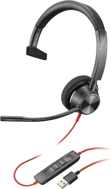 PLT Polycom Blackwire 3310 BW3310 USB-A