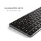 Satechi Slim X1 Bluetooth Backlit Keyboard, Multi-Device Sync, Space Grey