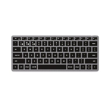 Satechi Slim X1 Bluetooth Backlit Keyboard, Multi-Device Sync, Space Grey