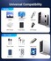 Syntech USB A to USB C Adapter Silver