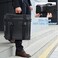 Trunab PC Tower Carrying Strap with Rubber Handle, Desktop Case Belt Computer Travel Holder with Pockets