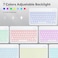 Omoton Bluetooth Keyboard, Wireless Rechargeable Keyboard for iPad, iPad Pro, iPad Mini, iPad Air with Illuminated LED
