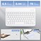 Omoton Bluetooth Keyboard, Wireless Rechargeable Keyboard for iPad, iPad Pro, iPad Mini, iPad Air with Illuminated LED