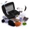 Dr.Fish Complete Fly Tying Kit, Fly Tying Vise, Fly Tying Materials & Tools, Aluminum Rotary Fly Tying Vise Hackle Bobbin Scissors Plies Feather Hareline Fly Hooks Beginner Kit