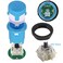 SJ@JX Arcade Game 2 Player Controller DIY Kit Microswitch Button 4&amp;8 Way Joystick Zero Delay USB Encoder Fighting Stick Handles Console for PC MAME Raspberry Pi Retropie