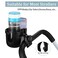 Suranew Universal Stroller Cup Holder, Adjustable Drink Holder with Phone