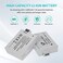 LP LP-E5 Battery Pack, 2-Pack 1600mAh LP E5 Replacement Battery
