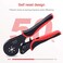 knoweasy Hexagonal Ferrule Crimping Tool,Knoweasy 16-6 Ferrules Crimp Tool and Hexagonal Wire Ferrule Crimper Used for 30-5 AWG/0.5-16mm&sup2; Cable End Sleeves
