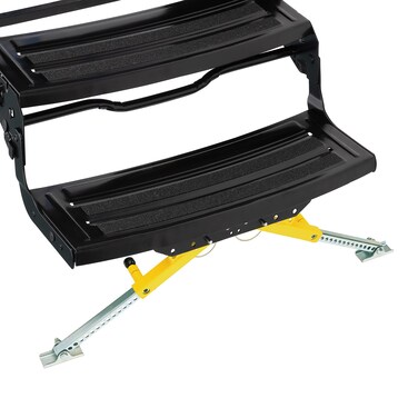 Lippert Components Solid Stance RV Step Stabilizer Kit for 5th Wheels, Travel Trailers and Motorhomes
