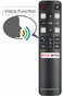 Smartway2save AWH New RC802V Voice Command Smart Remote Compatible for All Android 4K UHD TCL Smart Televisions.