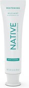 Native Toothpaste Made from Naturally-Derived Cleaners and Simple Ingredients That Safely Whitens Teeth, 4.1 oz, Wild Mint with Fluoride - 1 Count