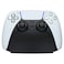 PlayVital Solid Black Controller Display Stand for ps5,Gamepad Accessories Desk Holder for ps5 Controller with Rubber Pads