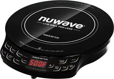 Nuwave PIC Flex Precision Induction Cooktop, 1300W, Black, PIC FLEX Precision Induction Cooktop 1300 Watts