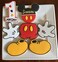 Q-BAKER 8 Pieces Mouse Cookie Cutters,Themed of Mickey Minnie Mouse Shaped Biscuit Molds