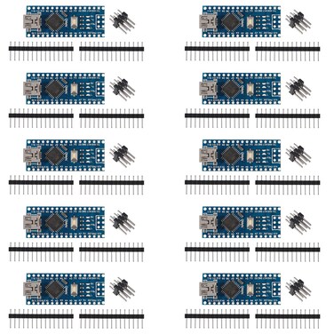 AITRIP 10pcs for Nano V3.0 Micro Controller Module,ATmega328P Moudle Nano Board CH340 Without USB Cable Compatible with Arduino Nano V3.0