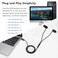 HGCXING USB Headset with Microphone for PC, Noise Cancelling Computer Headphones for Laptop/ 8.2 FT, Lightweight PC Headset with Audio Controls & Mute Function for Office Live Broadcast Gaming Headset