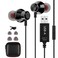 HGCXING USB Headset with Microphone for PC, Noise Cancelling Computer Headphones for Laptop/ 8.2 FT, Lightweight PC Headset with Audio Controls & Mute Function for Office Live Broadcast Gaming Headset