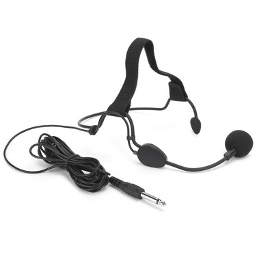 Pwshymi 6.35MM Jack Headband Headset Microphone Earhook Microphone Portable High-Sensitivity Noise Reduction Dynamic for Singing