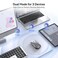 TECKNET Wireless Mouse, BT5.0/3.0 2.4GHz Silent Computer Mouse with USB Receiver,4000DPI Rechargeable Portable Bluetooth Mouse for Laptop/MacBook/Pro/iPad/Windows
