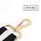 TANOSII Wide Purse Strap Adjustable Replacement Shoulder Crossbody Strap Handbag Strap, Black Stripe, Standard