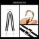 TANOSII Wide Purse Strap Adjustable Replacement Shoulder Crossbody Strap Handbag Strap, Black Stripe, Standard