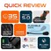 Delton Wireless Computer Headset, Trucker Bluetooth Headset with Noise Canceling Microphone, 35Hrs Talk time, Wireless Headset for Computer, Cell Phone, Drivers, Office, Call Center Work - Black
