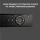 Argon Forty IR Remote for Raspberry Pi 4 Cases   with Programmable Buttons and Safe Shutdown   AAA Battery not Included