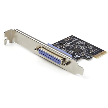 StarTech 1-Port Parallel PCIe Card - PCI Express to Parallel DB25 Adapter Card - Desktop Expansion LPT Controller for Printers, Scanners &amp; Plotters - SPP/ECP - Standard/Low Profile (PEX1P2)