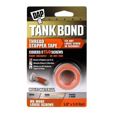 DAP Tank Bond Thread Stopper Tape: 5/8 in. x 5 ft. (Orange)