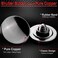 AJART Soft Shutter Release Button (2 Pack/Black) High-end Concave Camera Shutter Button