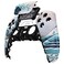 eXtremeRate The Great Wave Touchpad Front Housing Shell Compatible with ps5 Controller BDM-010 BDM-020 BDM-030, DIY Replacement Shell Custom Touch Pad Cover Compatible with ps5 Controller