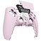 eXtremeRate Sakura Pink Touchpad Front Housing Shell for ps5 Controller, Soft Touch DIY Replacement Shell Custom Touch Pad Cover Faceplate for ps5 Controller - Controller NOT Included