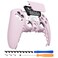eXtremeRate Sakura Pink Touchpad Front Housing Shell for ps5 Controller, Soft Touch DIY Replacement Shell Custom Touch Pad Cover Faceplate for ps5 Controller - Controller NOT Included
