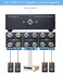 SOLUPEAK P2 2 Way Amp/Speaker Switch Selector Box, Passive Audio Switcher