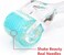 shake beauty REAL Needles - Derma Roller 192 Titanium 0.25mm Micro Needle Cosmetic Microdermabrasion Tool for Face - Includes Storage Case