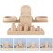 iplusmile Wooden Scale Wooden Montessori Math Materials Weighing Scale Set Preschool Educational Learning Tool 1 Set