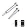 Dawn Railing 20 Pairs Invisible Cable Railing Hardware Kit for 1/8" Cable