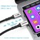 SUMPK Short USB C Cable 100W, 1.5ft 2 Packs, 10Gbps Data Speed, 4K Video