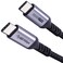SUMPK Short USB C Cable 100W, 1.5ft 2 Packs, 10Gbps Data Speed, 4K Video