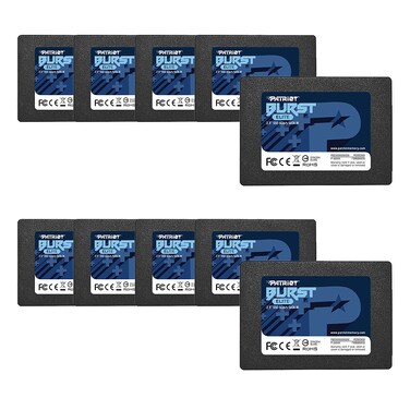 Patriot Memory Burst Elite Sata 3 120GB SSD 2.5" - 10 Pack 120GB 10 Pack