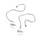 The Lakeside Collection Sentiments Ceiling Fan Pull Chains with Reverse Sides - White - Set of 2