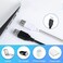 Mudder 2 Pieces USB LED Light for Laptop Keyboard Light Gooseneck Computer Lamp Flexible Stick Dimmable LED Lamp Touch Switch for Reading Book(Black, Blue)