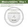 Gemroom 10" Microwave Turntable Compatible with GE Microwave Glass Plate