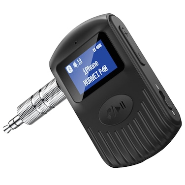 COMSOON Bluetooth Receiver, Black, 3.5mm AUX Bluetooth 5.0 Adapter