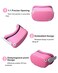 MODJUEGO 2021 New Upgrade Head Strap for Oculus Quest 2,Adjustable Forehead Strap with Silicone Touch Controller Grip Cover, VR Face Cover and VR Shell Protector Cover Replacement (Pink)