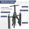 DASBET 3 Jaw Pilot Bearing Puller, Heavy Duty Pullers Set Bushing Gear Extractor Wheel Bearing Puller Automotive Machine Tool Kit for Car SUV