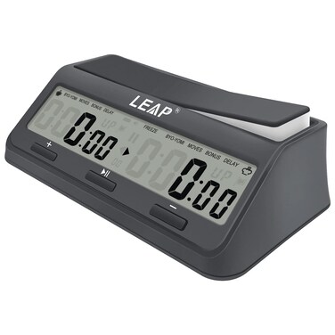 LEAP Chess Clock 9921 Updated Programme Byo-yomi Delay Bonus with Large Screen